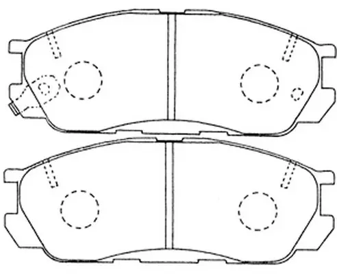 Brake Pad Set, disc brake (BP25294)