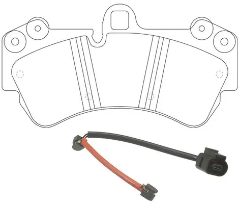 Brake Pad Set, disc brake (BP33345W)