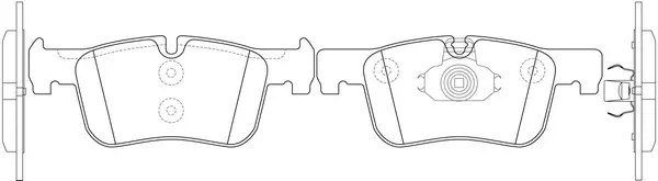 Brake Pad Set, disc brake (BP32005)