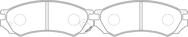 Brake Pad Set, disc brake (BP22188)