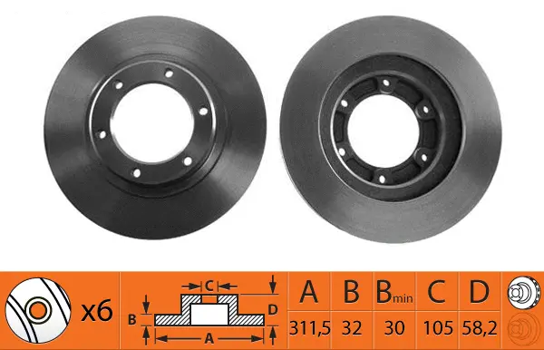 Brake Disc (BR21111T)
