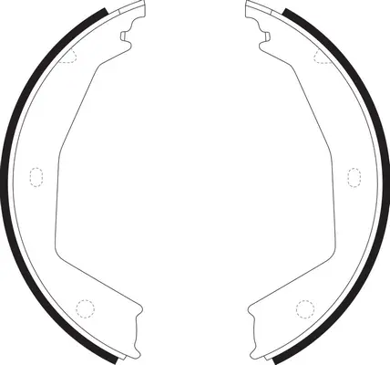 Brake Shoe Set, parking brake (BS41594)