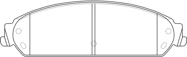 Brake Pad Set, disc brake (BP53421)