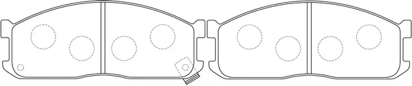 Brake Pad Set, disc brake (BP25211)