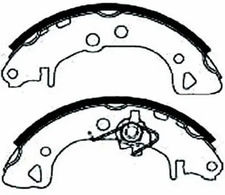 Brake Shoe Set (BS42510)