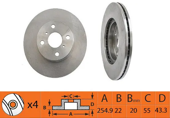 Brake Disc (BR21218T)