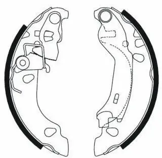 Brake Shoe Set (BS41586)