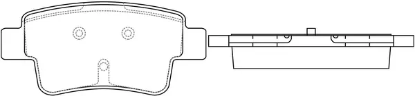 Brake Pad Set, disc brake (BP41481)