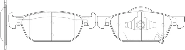 Brake Pad Set, disc brake (BP28863)