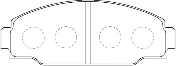 Brake Pad Set, disc brake (BP21212)