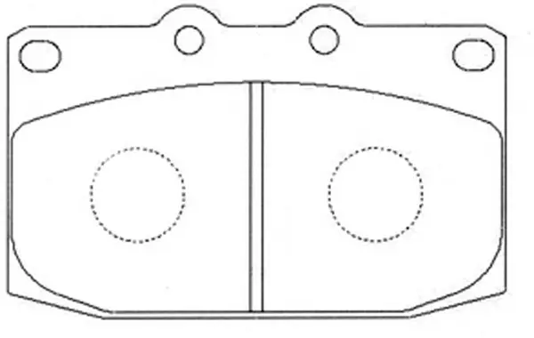 Brake Pad Set, disc brake (BP25279)