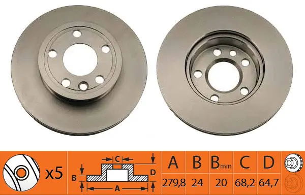 Brake Disc (BR33136T)