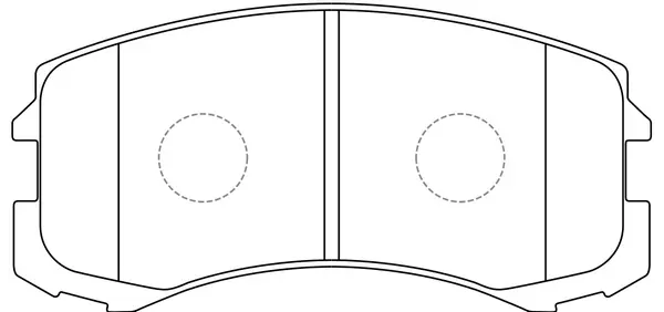 Brake Pad Set, disc brake (BP23462)