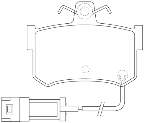 Brake Pad Set, disc brake (BP28210W)