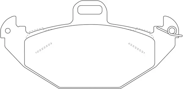 Brake Pad Set, disc brake (BP43114)
