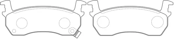 Brake Pad Set, disc brake (BP22131)