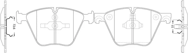 Brake Pad Set, disc brake (BP32494)