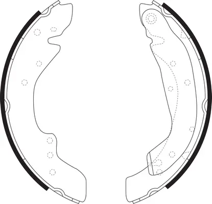 Brake Shoe Set (BS43588)