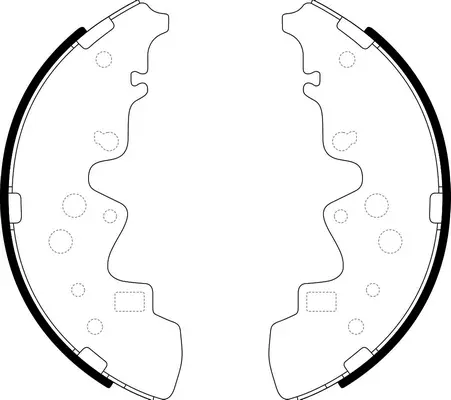 Brake Shoe Set (BS25406)