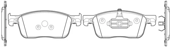 Brake Pad Set, disc brake (BP42010)