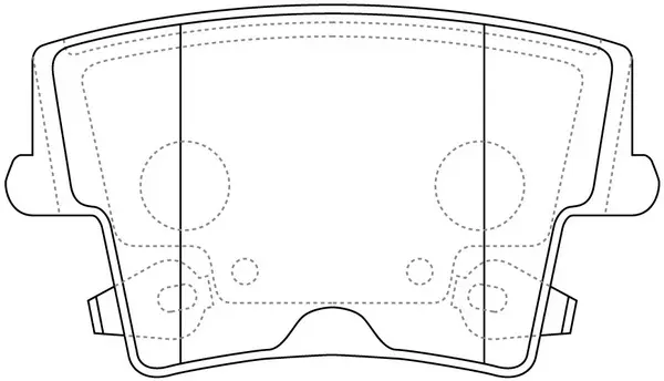 Brake Pad Set, disc brake (BP53422)