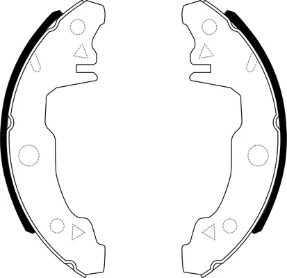 Brake Shoe Set (BS43603)