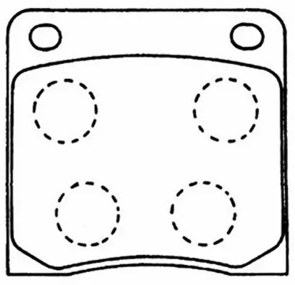 Brake Pad Set, disc brake (BP22038)