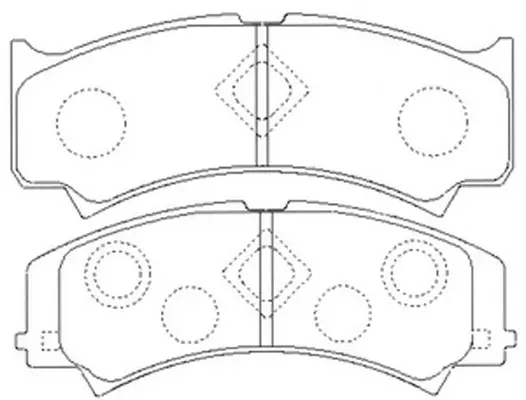 Brake Pad Set, disc brake (BP26187)