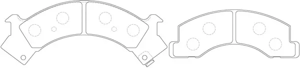 Brake Pad Set, disc brake (BP24288)