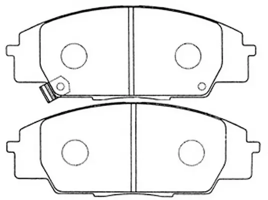 Brake Pad Set, disc brake (BP28423C)