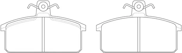 Brake Pad Set, disc brake (BP33245)