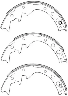 Brake Shoe Set (BS21260)