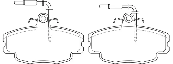 Brake Pad Set, disc brake (BP42269W)