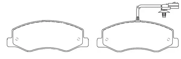 Brake Pad Set, disc brake (BP40004W)