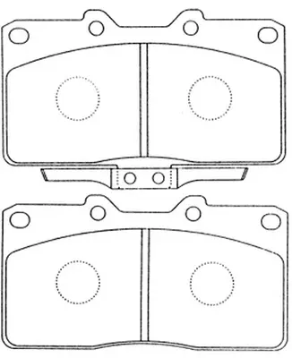 Brake Pad Set, disc brake (BP23352)