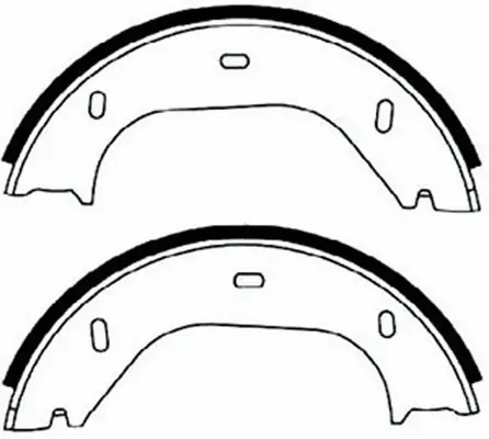 Brake Shoe Set, parking brake (BS32514)