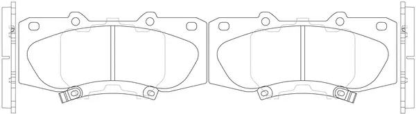 Brake Pad Set, disc brake (BP20548)