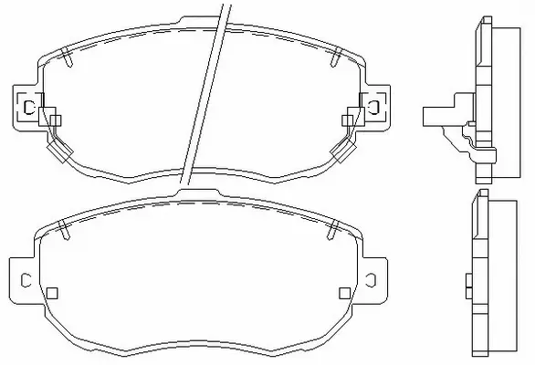 Brake Pad Set, disc brake (BP21324C)