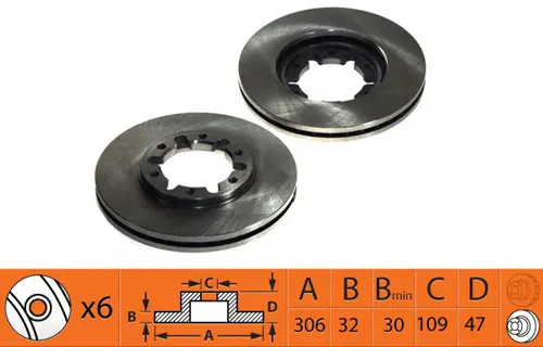 Brake Disc (BR22143T)