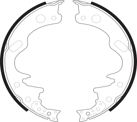 Brake Shoe Set (BS22163)