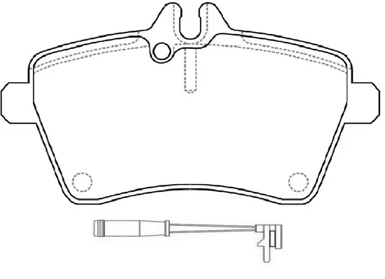 Brake Pad Set, disc brake (BP31489W)