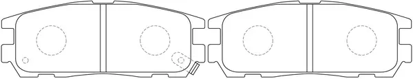 Brake Pad Set, disc brake (BP24299)