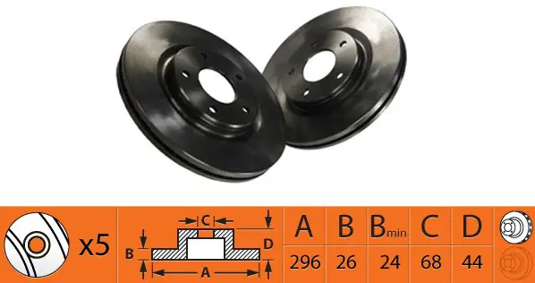 Brake Disc (BR22157T)