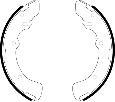 Brake Shoe Set (BS23686)