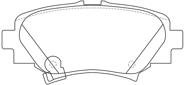 Brake Pad Set, disc brake (BP25004)