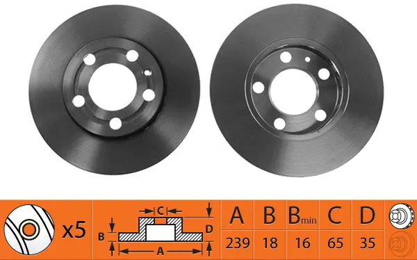 Brake Disc (BR33128T)