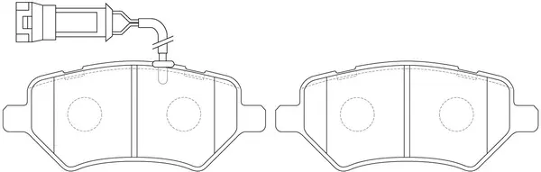 Brake Pad Set, disc brake (BP80838W)