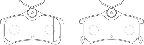 Brake Pad Set, disc brake (BP21220)