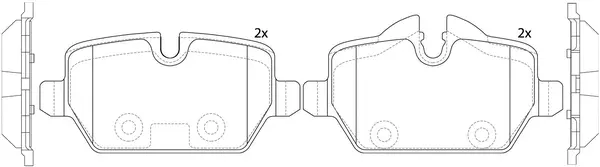Brake Pad Set, disc brake (BP32549)