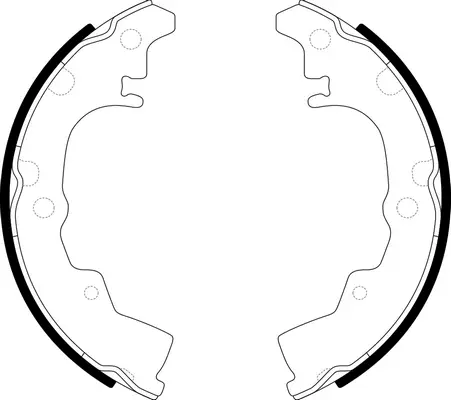 Brake Shoe Set (BS26023)